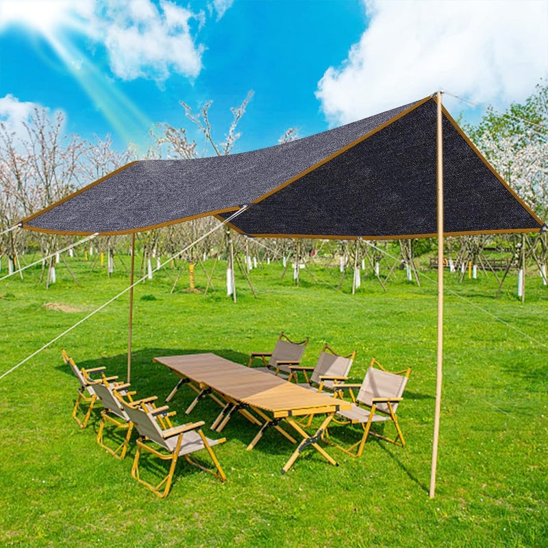 QLOFEI Shade Cloth - for Plants Greenhouse, 70% Sunblock Shade Sails -for Outdoor Garden Pergola Patio Lawn Sun Shade Cloths for Kennel Chicken Coop Easier to Hang Plant Shade Net Cover - Image 3